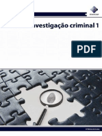 Curso Investigação Criminal 1 e 2 - SENASP (Completos)