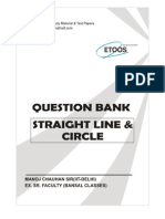 Question Bank Straight Line & Circle-392