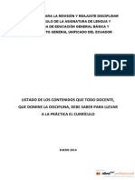 Temario para Docentes de Lengua y Literatura PDF