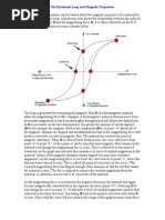 The Hysteresis Loop and Magnetic Properties