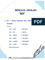 Cara Menulis Awalan BER