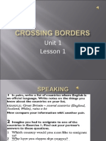 Crossing Borders