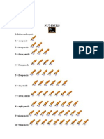 Numbers: 1. Listen and Repeat: 1 One Pencil 2 Two Pencils 3 Three Pencils