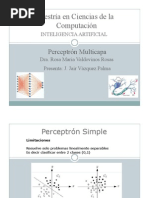 Red Neuronal Perceptron Multicapa