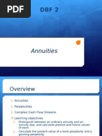 Annuities Calculation