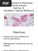 Management of Cervical Smears Golden