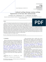 Pathways of Load-Induced Cartilage Damage Causing Cartilage Degeneration in The Knee After Meniscectomy