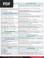 Kill Sheet Calculation Formulas Pressure & Gradient Formulas