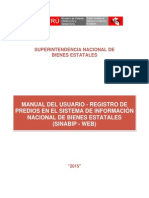 Manual Del Usuario Sinabip Web Registro Bienes Inmuebles PDF