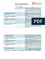 SWRB Social Work Practice Competencies - Self-Assessment 1