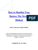 How To Manifest Your Desires Neville Goddard