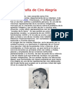 Biografía de Ciro Alegría