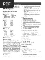 Oxford Repetytorium Matura Poziom Podstawowy, Odpowiedzi, Klucz