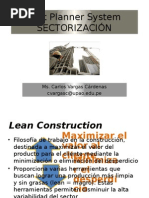 Last Planner - Sectorización