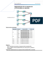 9.3.1.4 Packet Tracer: Implementación de Un Esquema de Direccionamiento IPv6 Con Subredes