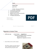 Fundamentals of Physics: Chapter 29 Magnetic Fields