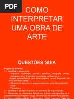 Como INTERPRETAR Uma OBRA de ARTE