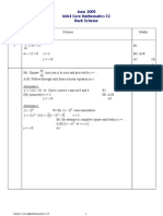 Math May 2005 MS C2