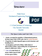 Unit 1 Crystal Structure: Palak Desai Mechanical Engineering Department