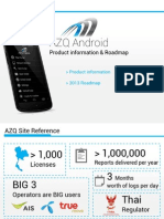 AZQ Android: Product Information & Roadmap