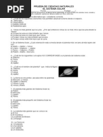 Prueba Del L Sistema Solar