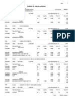 Análisis de Precios Unitarios