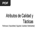 Tacticas de Atributos de Calidad