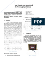 Fonte de Tensão Simétrica Ajustável