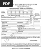 PNPACAT Application Form Revised 2014 PDF