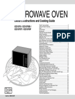 Samsung CE1070 Microwave Manual