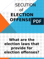 Prosecution of Election Offenses