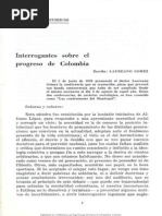 Interrogantes Sobre El Progreso de Colombia