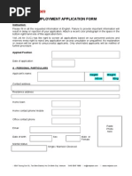 Application Form VietjetAir