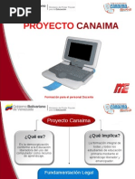 Evolución Proyecto Canaima