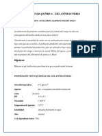 PROYECTO de QUÍMICA - Gel Antibacterial