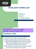 Kuliah 8 Penilaian Kurikulum