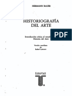 BAUER, H. - HISTORIOGRAFÍA DEL ARTE Introducción Crítica Al Estudio de La Historia Del Arte. HERMANN BAUER