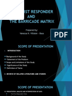 The First Responder and Barricade Matrix