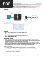 4.4.2.3 Lab - Configuring A Wireless Router and Client - ILM PDF