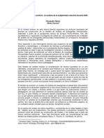 Fabris y Puccini-De La Expectativa Al Conflicto. Un Análisis de La Subjetividad Durante 2008