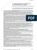 Accidente de Trabajo. Aplicación Del Decreto 1624-09 A Los Infortunios Acaecidos Con Anterioridad A Su Vigencia.