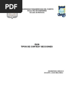 Guia de Tipos de Cortes y Secciones