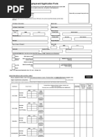 IBM Employment Application Form - .XL