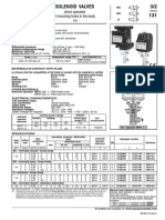 Solenoid Valves 3/2 131: Direct Operated 3 Mounting Holes in The Body 1/4