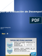 Tipos de Evaluacion de Desempeño