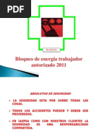 Bloqueo de Energias Peligrosas 2015