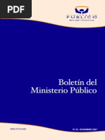 Boletin Ministerio Público Chileno.