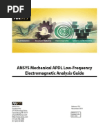 ANSYS Mechanical APDL Low-Frequency Electromagnetic Analysis Guide