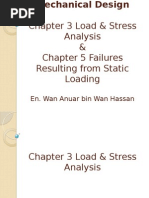 Lecture Note C01 - Chapter 3 5 - Load and Stress Analysis Failures Resulting From Static Loading