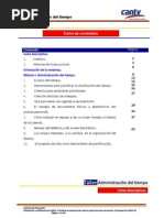 Taller de Administración Del Tiempo (Manual Del Participante)